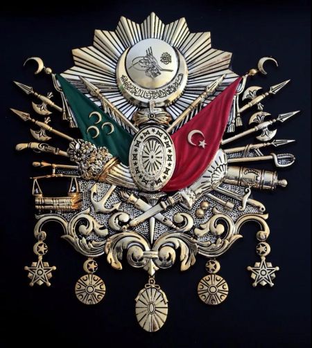 奥斯曼帝国会徽。图片来源：图虫创意